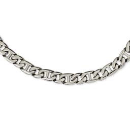 Mens Gentlemen's Classics(tm) Stainless Steel Polished Link Necklace