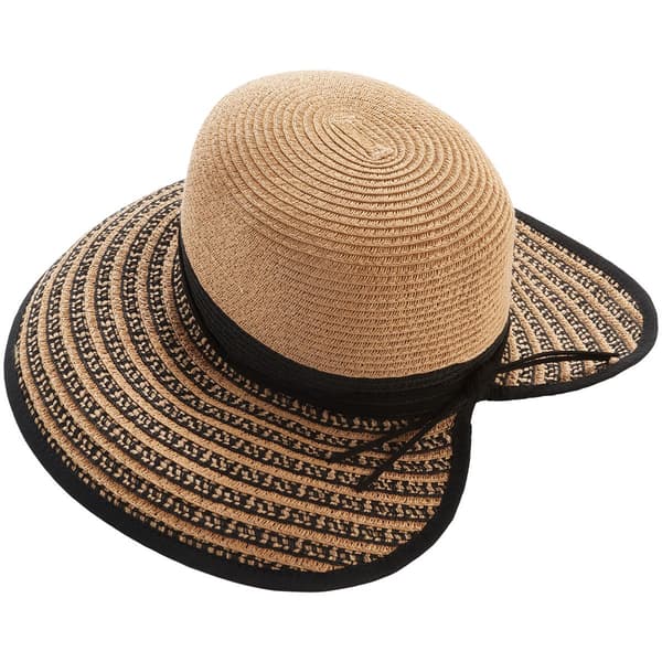 Womens Nine West Color Block Brimless Floppy Hat