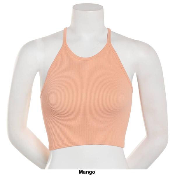 Juniors Love Tree Seamless Cropped Top