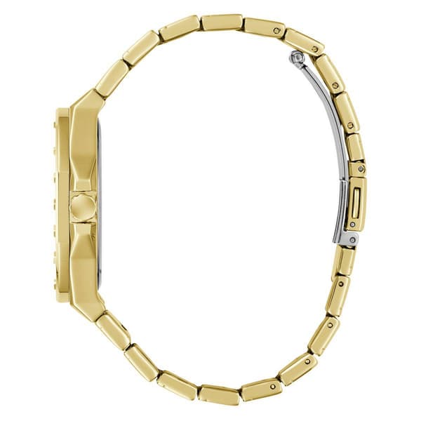 Mens Guess Gold-Tone Sunray Dial Watch - GW1070G2