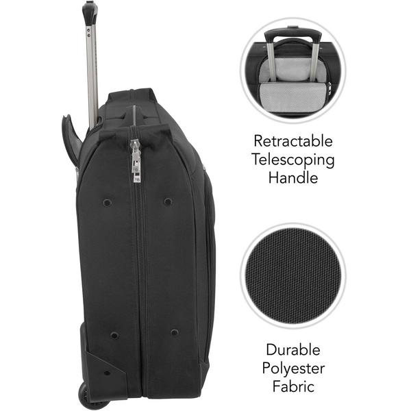 WallyBags 45in. Tufton Wheeled Garment Bag