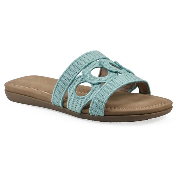 Womens Cliffs by White Mountain Fraly Slide Sandals - image 