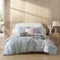 Bebejan&#174; Peach Leaves on Sage Cotton 5pc Reversible Comforter Set - image 3