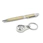 Two-Tone Watch Key Ring & Pen Gift Set - image 1