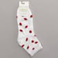 Womens Davco(R) Tossed Strawberries Quarter Socks - image 1