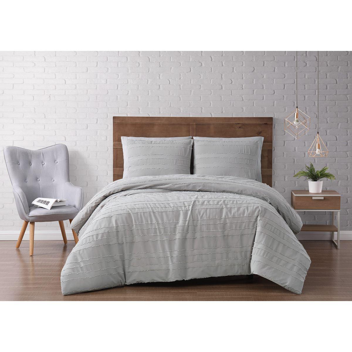 Brooklyn Loom Carlisle 3pc. Striped Duvet Cover Set