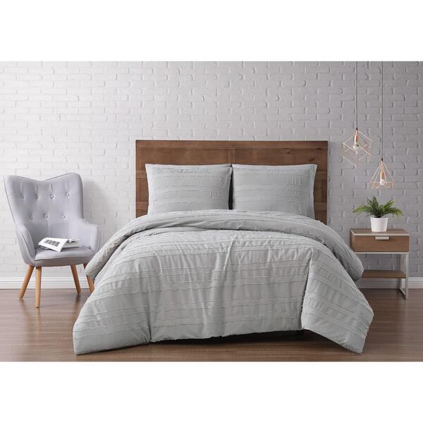 Brooklyn Loom Carlisle 3pc. Striped Duvet Cover Set - image 