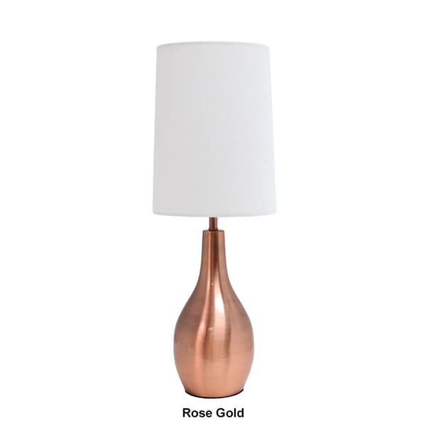 Simple Designs One Light Tear Drop Table Lamp