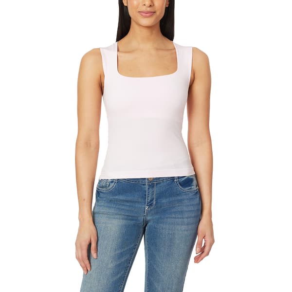 Juniors Wallflower Seamless Tank with Shelf Bra