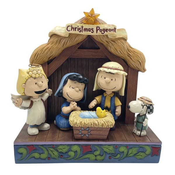 Jim Shore Peanuts Christmas Pageant Figurine - image 