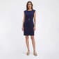 Womens Harper 241 Sleeveless Crepe Hardware Waist Sheath Dress - image 1
