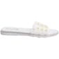 Womens Love 83 Clear Jelly Band Slide Sandals - image 3