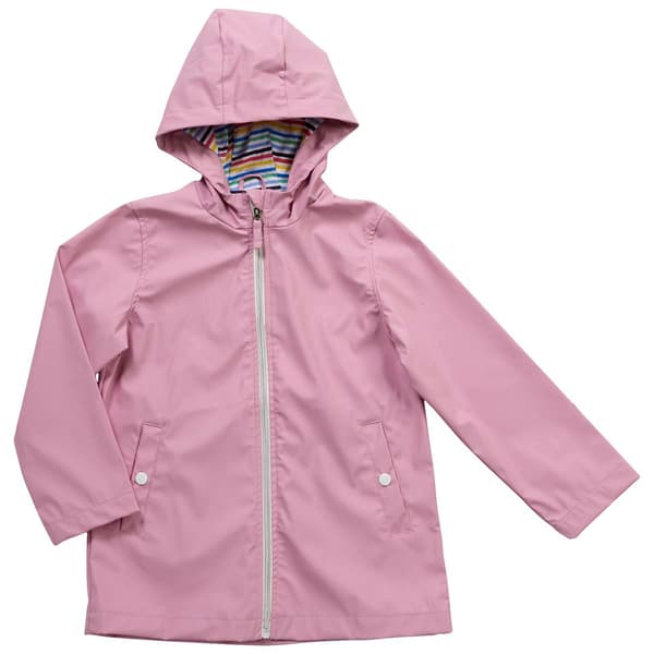 Girls &#40;4-6x&#41; Pink Platinum&#40;R&#41; Polyurethane Rain Jacket - image 