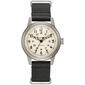 Mens Bulova Automatic Black Leather NATO Strap Watch -96A246 - image 1