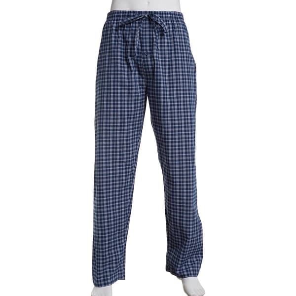 Mens Preswick & Moore&#40;R&#41; Ultra Soft Sleep Pants - Navy Plaid - image 