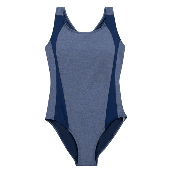 Womens Dolfin® Aquashape Racerback Color Block One Piece Swimsuit