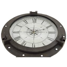 9th & Pike® Black Metal Industrial Accent Table