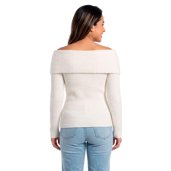 Juniors Madden Girl Twist Front Off The Shoulder Sweater