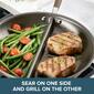 Anolon&#174; Advanced Home Nonstick 12.5in. Grill & Griddle Skillet - image 2