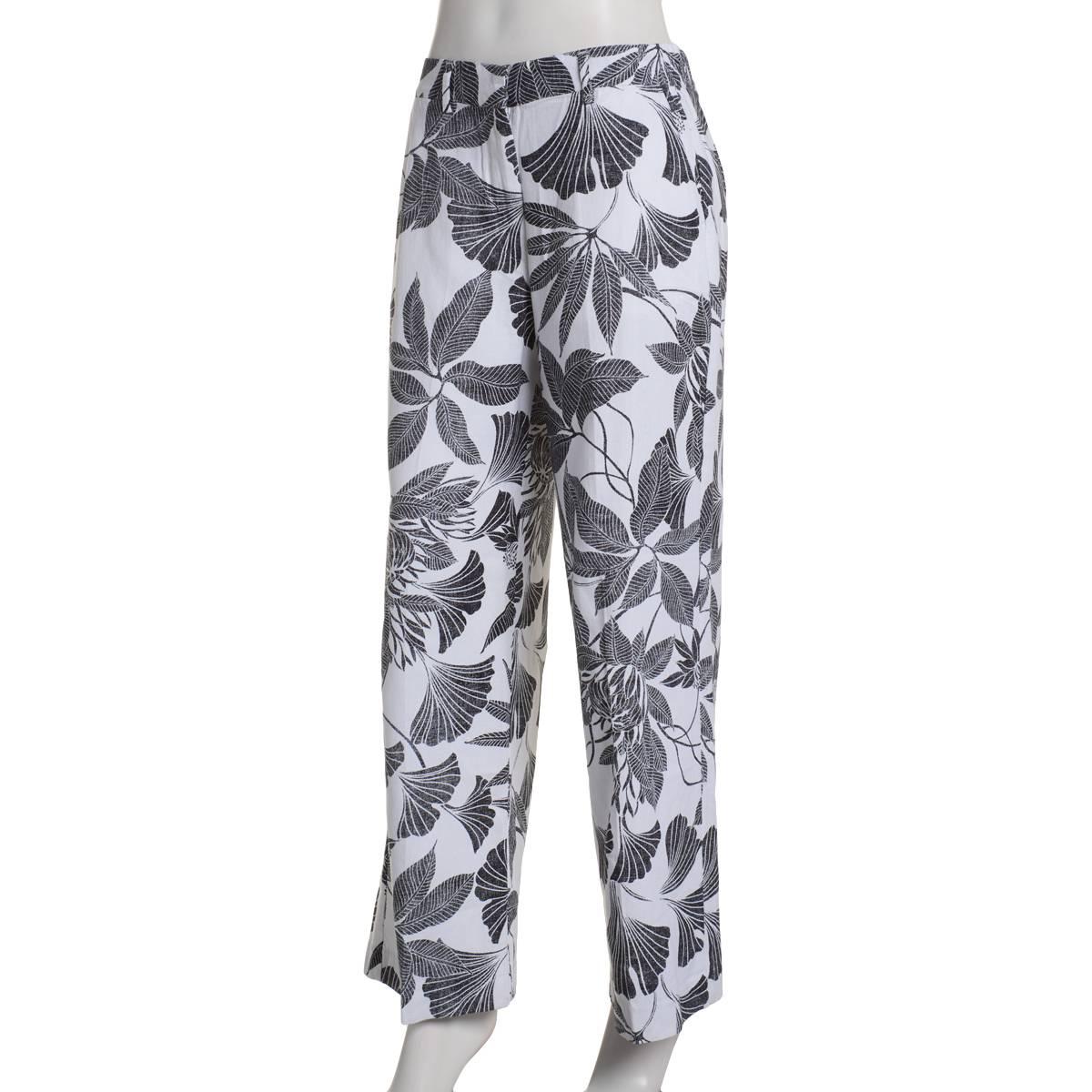 Petite Zac & Rachel Leaf Pull On Casual Pants