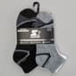 Mens Starter 6 Pk Heel & Toe Quarter Socks - Black / Grey / White - image 1