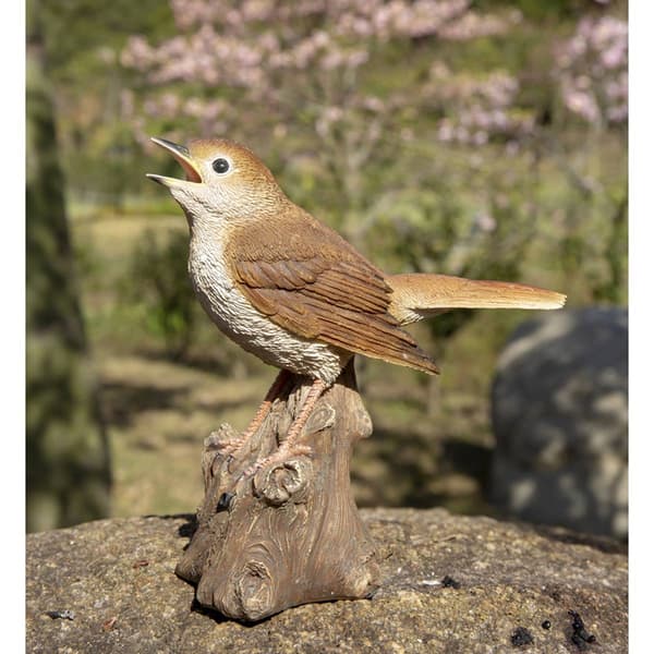 Hi-Line Gift Motion Activated Singing Nightingale Figurine - image 
