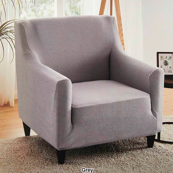 Teflon Embossed Stretch Chair Slipcover