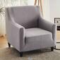 Teflon Embossed Stretch Chair Slipcover - image 3