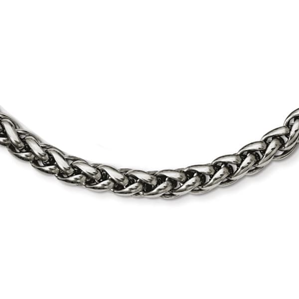 Mens Gentlemen's Classics&#40;tm&#41; Steel Cable Chain Link Necklace - image 