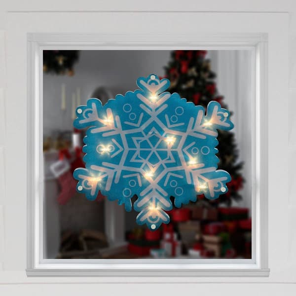 Northlight Seasonal Lighted Snowflake Window Christmas Décor