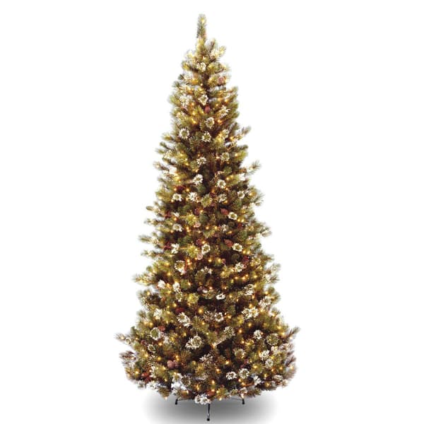 National Tree 9ft. Pre-Lit Glittery Pine Christmas Tree - image 