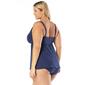 Plus Size Beach House Willow Twist Front Tankini Swim Top - image 2