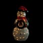 Northlight Seasonal 38in. Pre-Lit Tinsel Snowman with Wreath - image 2