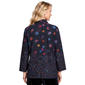 Petite Ali Miles Zip Front Abstract Dot Jacket - image 2