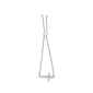 Haus of Brilliance Sterling Silver Diamond Cross Bolo Bracelet - image 3
