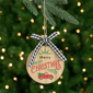 Northlight 4in. Wood Merry Christmas Fresh Cut Trees Ornament - image 1