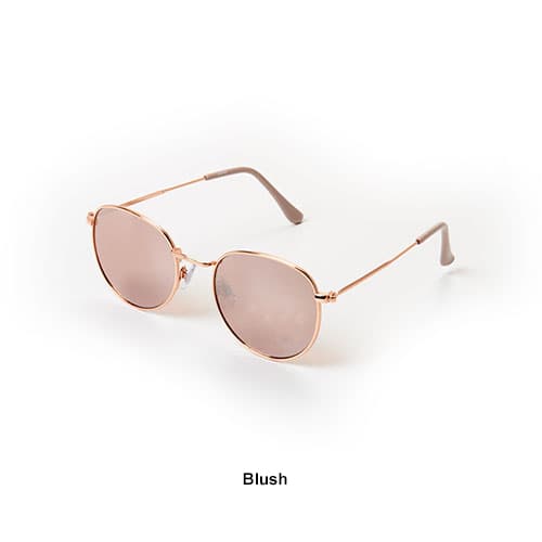 Womens Aeropostle Thinline Round Metal Frame Sunglasses