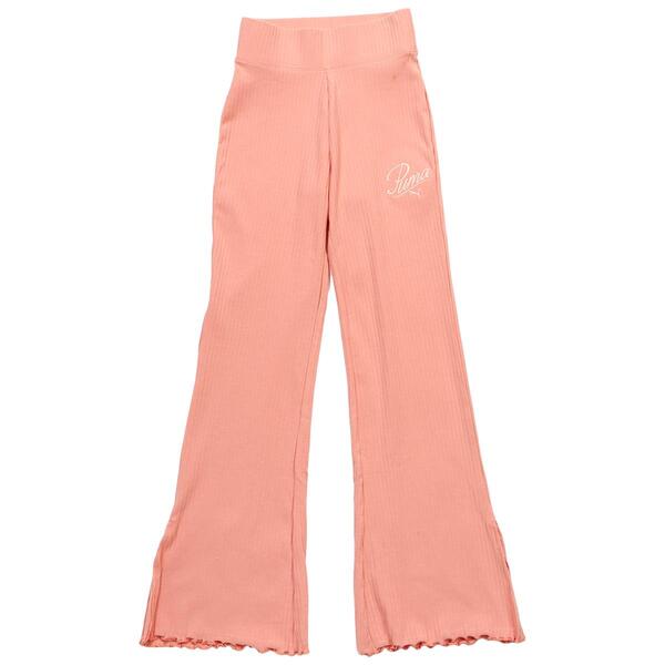 Girls &#40;7-16&#41; Puma&#40;R&#41; Butterfly Effect Ribbed Slit Flare Leggings - image 