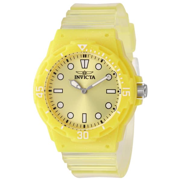Womens Invicta Celestial Transparent Yellow Dial Watch - 49211 - image 