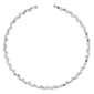 Athra Fine Silver Plated Diamond-Cut Bead & Crystal Coil Bracelet - image 2