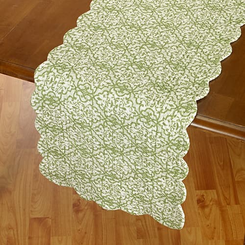 Althea Quilted Cotton Runner - 51in.