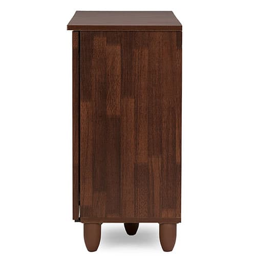 Baxton Studio Fernanda 3-Door Entryway Shoe Cabinet