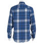Mens Big & Tall Mountain Ridge Flannel Shirt - Blue/Navy/White - image 3