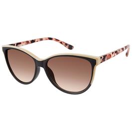 Womens Tahari Two-Tone Cat Eye Sunglasses
