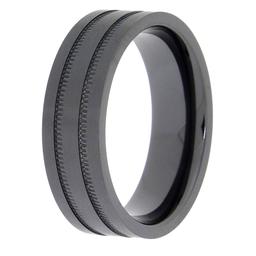 Mens Lynx Zirconium Ring