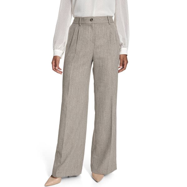 Womens Calvin Klein Pleated Wide Leg Dress Pants - image 