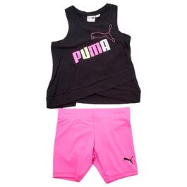 Toddler Girl Puma&#40;R&#41; Tank Top & Biker Shorts Set