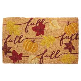 Fall Leaves Coir Doormat