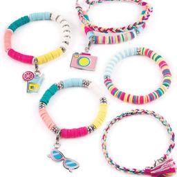 Make It Real™ Summer Vibes Heishi Bead Bracelets