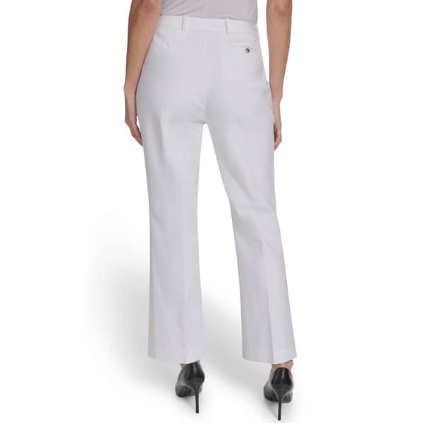 Petite Calvin Klein Solid Modern Fit Flare Dress Pants